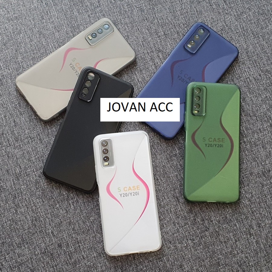 VIVO Y20 Y20S Y20 2021 Y20S G CASING SOFT CASE SILIKON S-CASE 1.75mm CASING PROTECT CAMERA COVER PELINDUNG KAMERA TPU VIVO Y20S VIVO Y20 2021 VIVO Y20S G