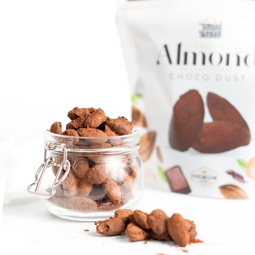 Timur Tengah Kacang Almond Choco Dust 125 gr High Quality