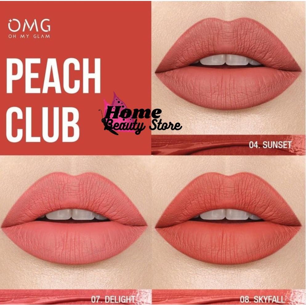 ❤ PAMELA ❤OMG Oh My Glam Matte Kiss Lip Cream 3.5g Halal (✔️BPOM)/ Lipcream Omg