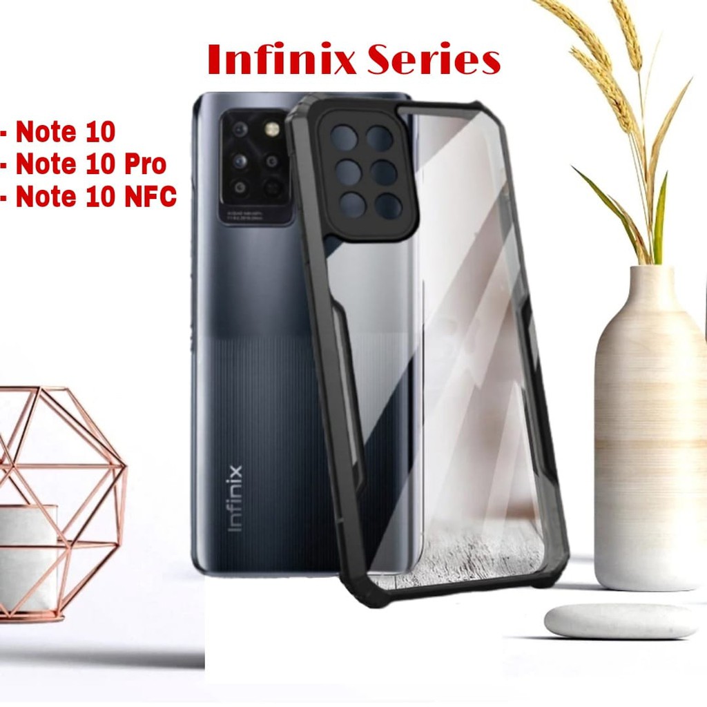 Case Infinix  Note 10 Pro Note 10 Pro Nfc  Hot 10s Hot 10S Nfc Transparant Softcase