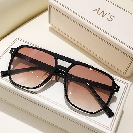 Kacamata Hitam Model double beam Gaya Retro