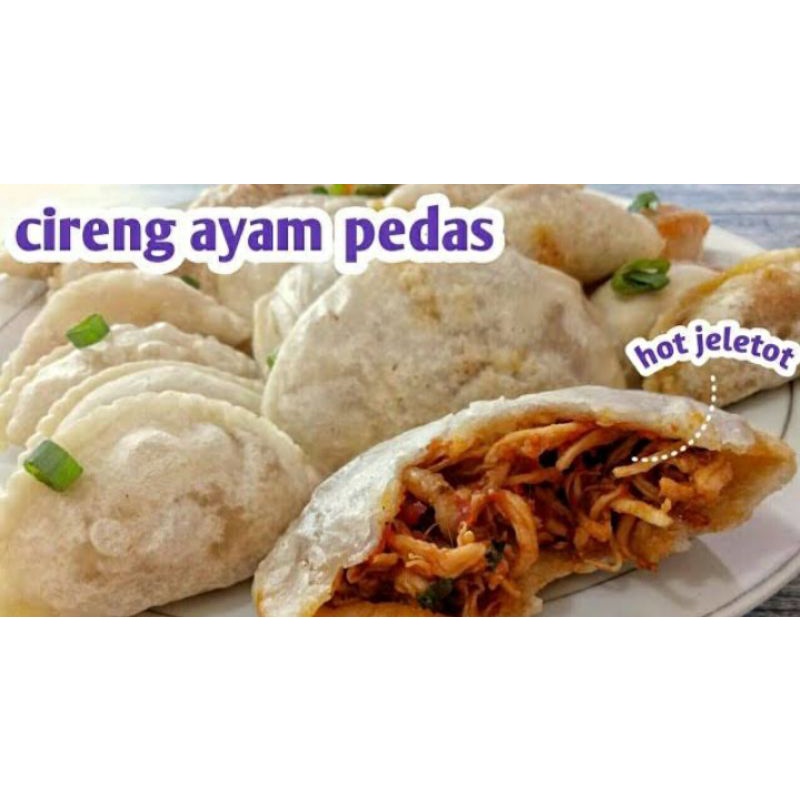 

Cireng ayam suir mercon (isi 10 psc)