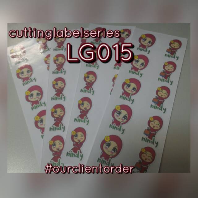 

Cutting Label Nama Waterproof LG015