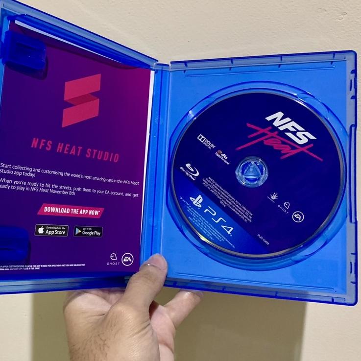 Tren Kekinian.. Kaset Need For Speed Heat NFS Ps4 Ps 4 Playstation 4 5 Game nvs Heart Head Heard Bal