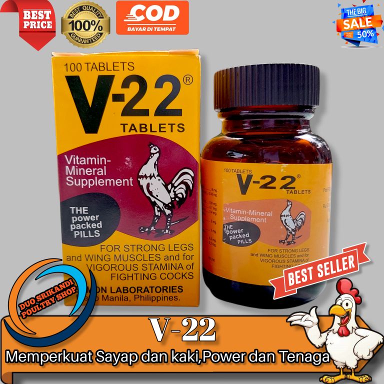 Vitamin Ayam V22 (BEMON) Multivitamin Import Obat Ayam Laga