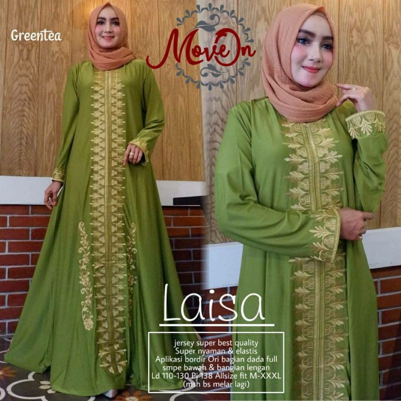 Gamis Muslim Jumbo Terbaru XXXL dress bordir jersey warna navi marun moccarose hitam purple greentea gamis kondangan seragaman polos Laisa Maxy Gamis Arabian Turkey Jumbo Dress Arabian Turkey Jumbo Gamis Arabian Jumbo Dresa Arabian Lebaran Terbaru Remaja