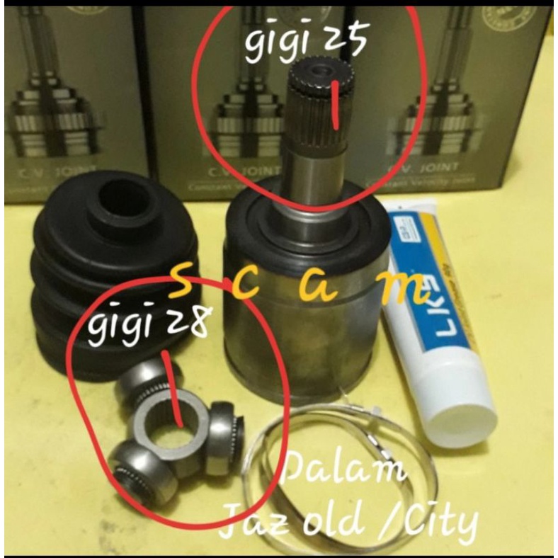 CV Joint Dalam Honda Jazz OLD New City