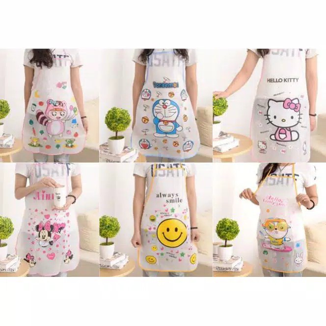 Apron Character Celemek Karakter  Celemek Anti Air