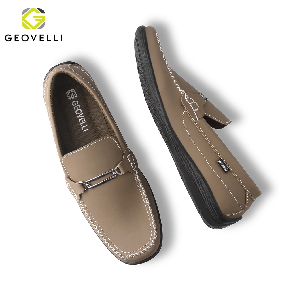 GEOVELLI SHOES - Sepatu Pria Kulit Kasual Kerja Kantor Santai H-Gvl-1973