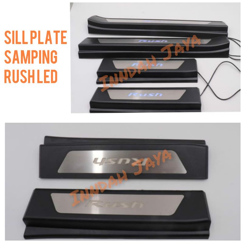 Door Sill Plate / Sillplate Samping All New Rush 2018-2021 Lampu