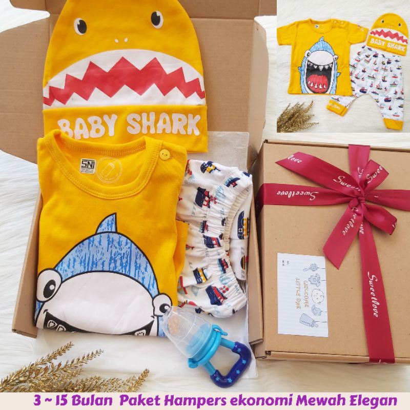 Termurah HAMPERS BAYI / HAMPERS UNISEX / Kado bayi / Giftset baby bahan adem