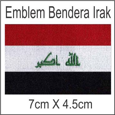 Iraq Irak Emblem Bordir Badge