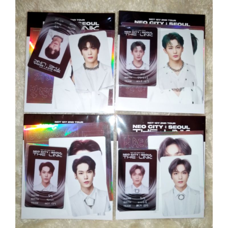 [SEALED] NCT 127 THE LINK ID DECO HAECHAN DOYOUNG MARK JAEHYUN PHOTOCARD PC