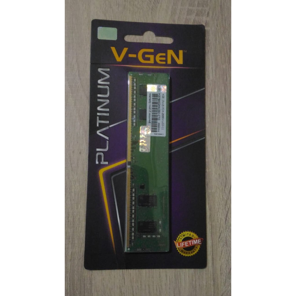 DDR4 4GB 21300/2666MHz V-GeN LONGDIM PLATINUM