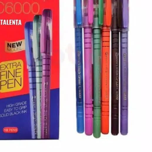 

Ω Pulpen Queen C6000 - Hitam 12pc ♀
