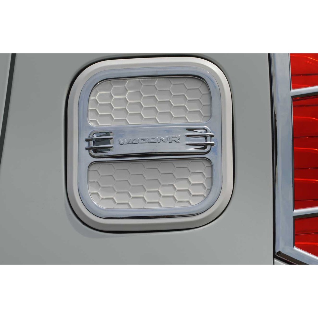 Garnish Tutup Bensin/Tank cover garnish Mobil Suzuki Karimun Wagon R Putih