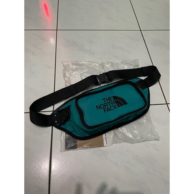 Tas Waist Bag The North Face Explore Hip Pack Green Black Original