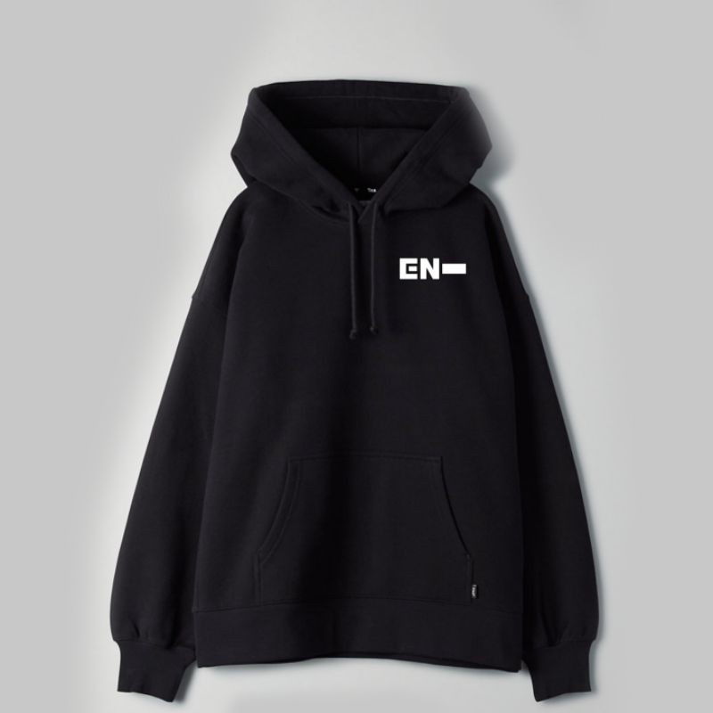 HOODIE CASUAL WANITA PRIA ALA KOREA EN- LOGO FLEECE TEBAL PREMIUM TERBARU'