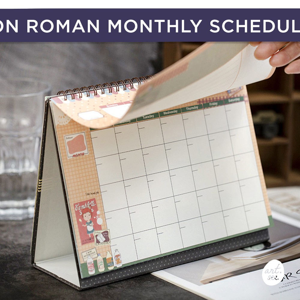 

Mon Roman Monthly Scheduler