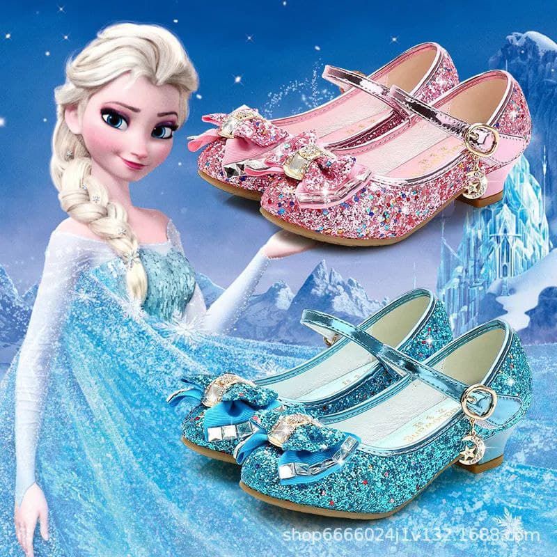 ORIGINAL SENDAL FROZEN ANAK IMPORT 26 - 35 | SEPATU PESTA ANAK CEWEK | SANDAL SEPATU SELOP BLINK SEQ