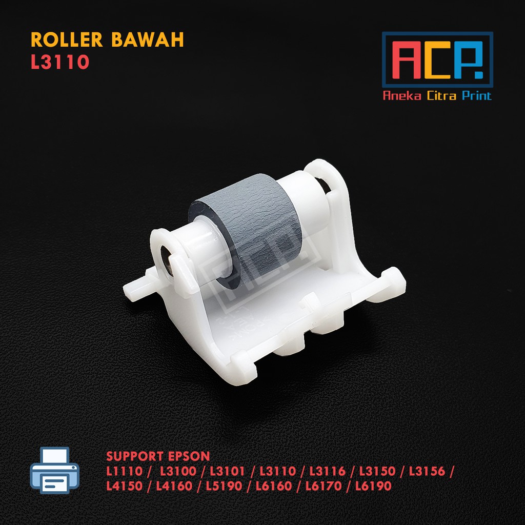 Pick Up Roller Bawah Karet Penarik Kertas ASF Epson L1110 L1210 L1250 L3110 L3150 L3210 L4150 L5190 L6170