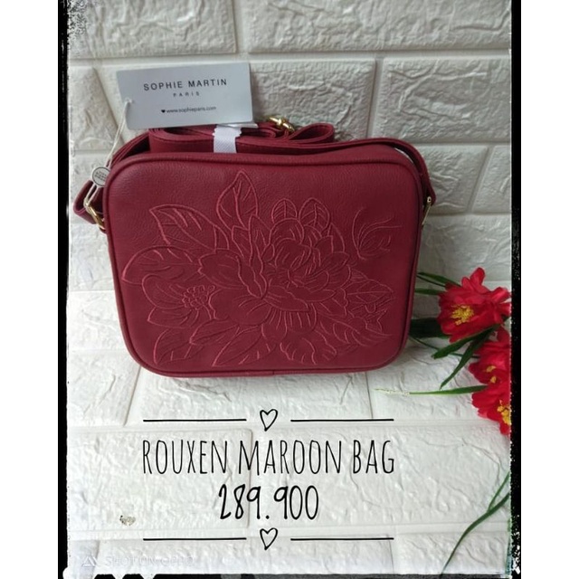 Rouxen Maroon Bag