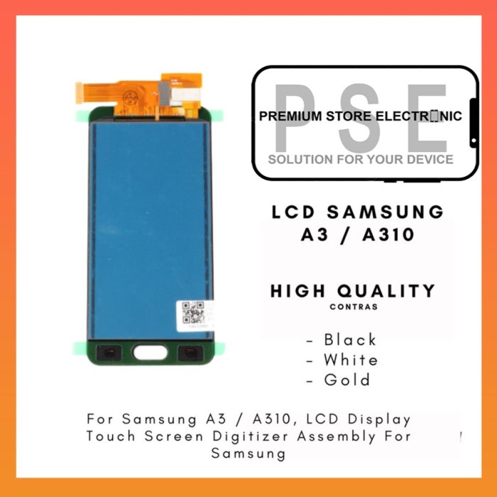 LCD Samsung A3 2016 A310M Fullset Touchscreen Garansi