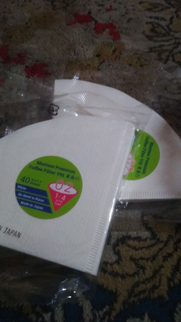 Maximo Premium Coffee Filter Paper V60 Size 02 Saringan Kertas Kopi