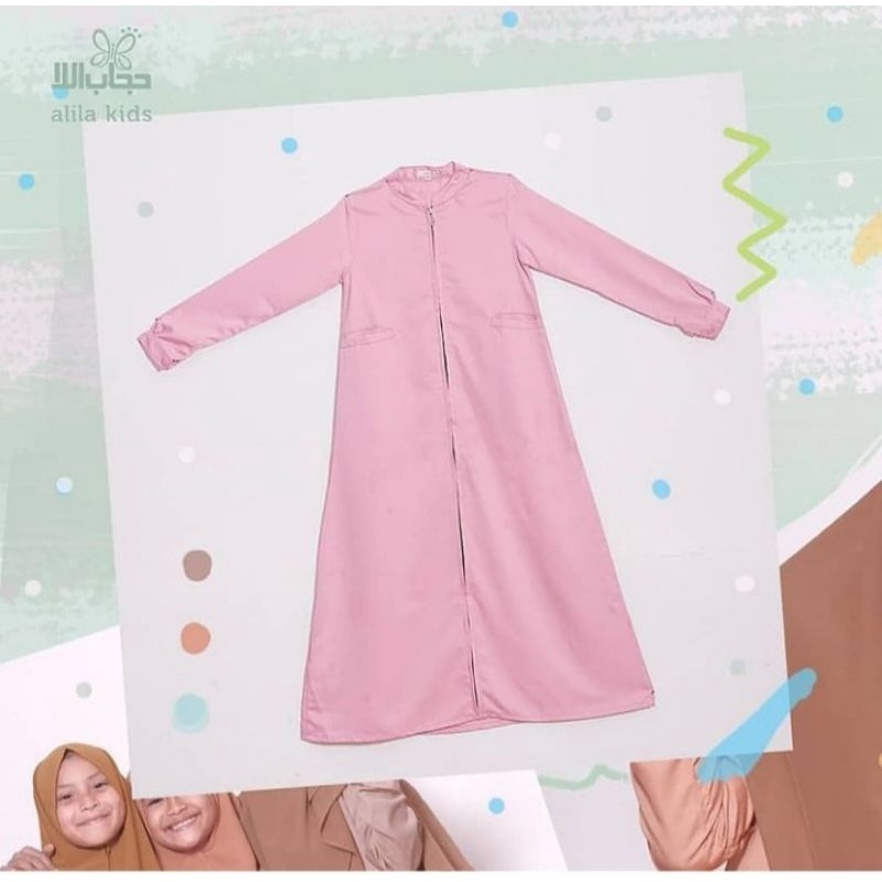 Gamis zippy plain kids/gamis alila