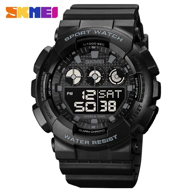 SKMEI 1857 Jam Tangan Pria Wanita Digital Anti Air Sport Watch WATCHKITE WKOS