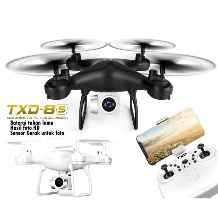 Txd 8S Drone Camera Drone Quadcopter Drone Camera Original Import Mura - Merah