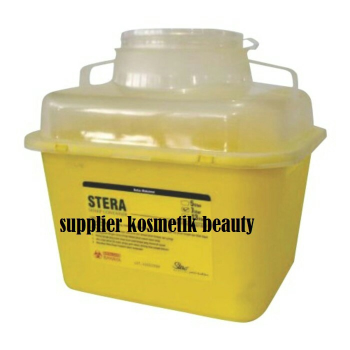 Jual Stera 7 L/ Box limbah medis/box safety/safety box plastik 7 liter
