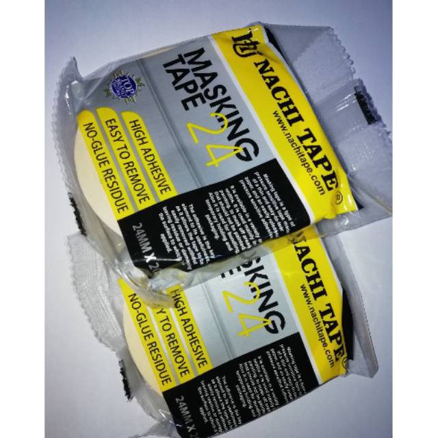 

Masking Tape Nachi 24mm 1inch 20yard Lakban Kertas