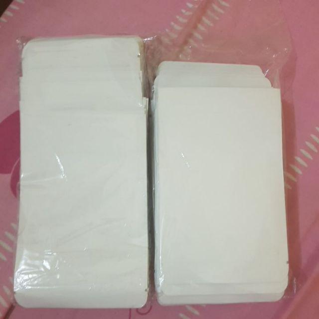 Standing Pouch 9x14cm [50pcs] - Stand Up Bag White Kraft Paper With Foil Inside