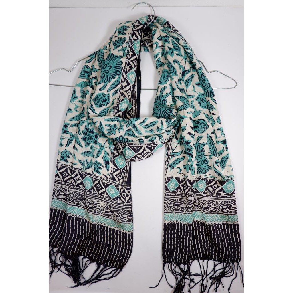 TERMURAH Scarf Batik Sutra Premium | syal batik shawl batik scarf sutra batik tulis