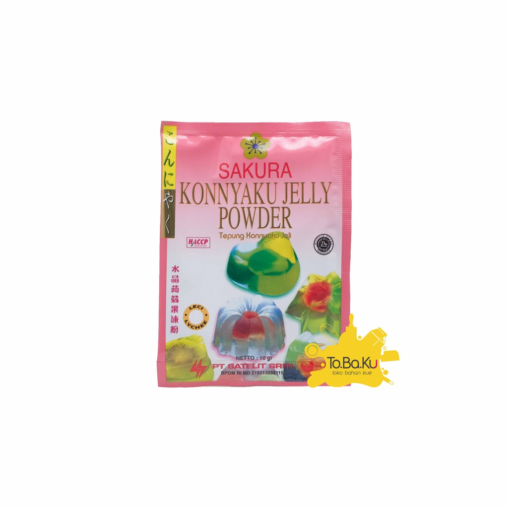 

Agar-Agar Sakura Konyaku 10gr box isi 12 pcs
