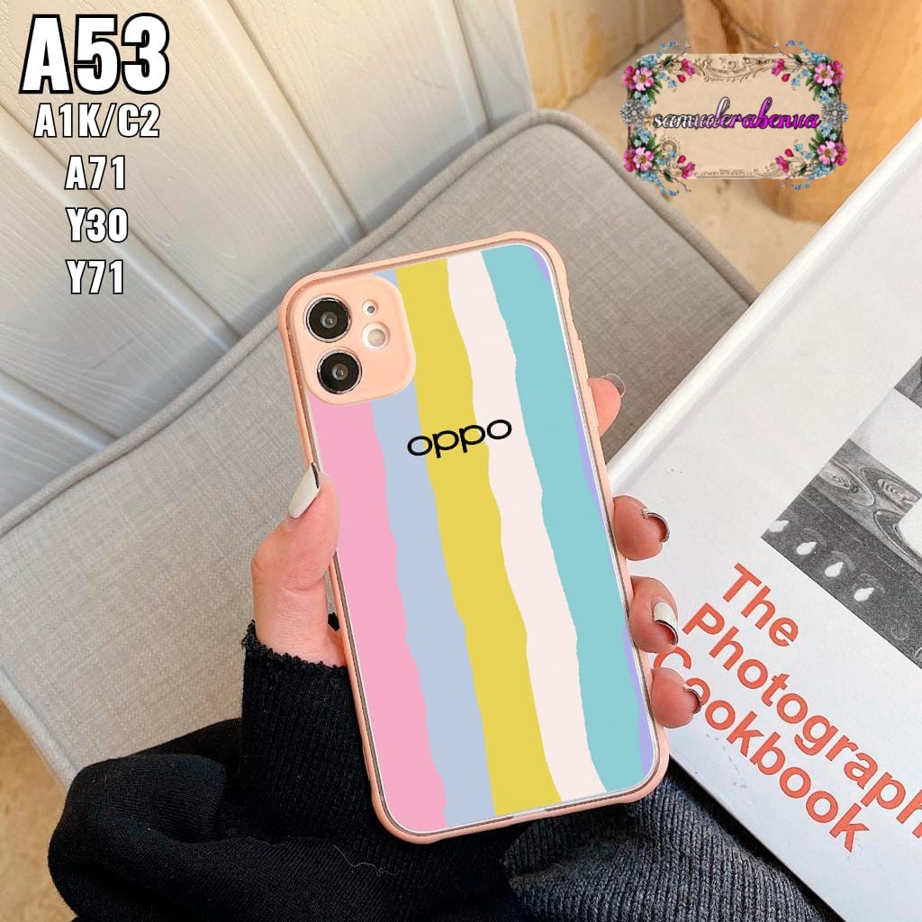 SS046 CASE RAINBOW OPPO A1K A3S A83 A59 F1S A59 F5 YOUTH F7 F9 A5S A11K A12 A7 SB1504