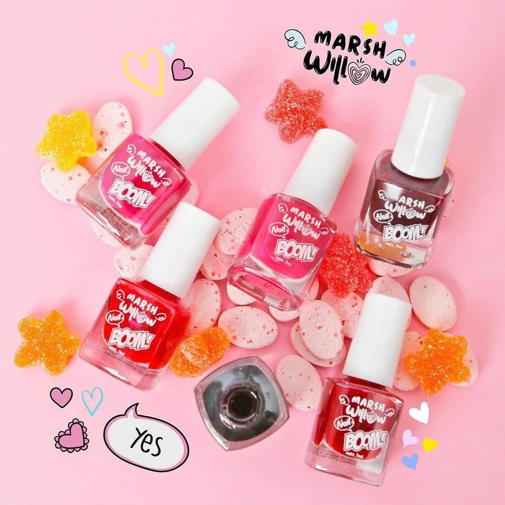 Marshwillow Nail Boom Polish Set Seriews 7mL | @ 6Pcs