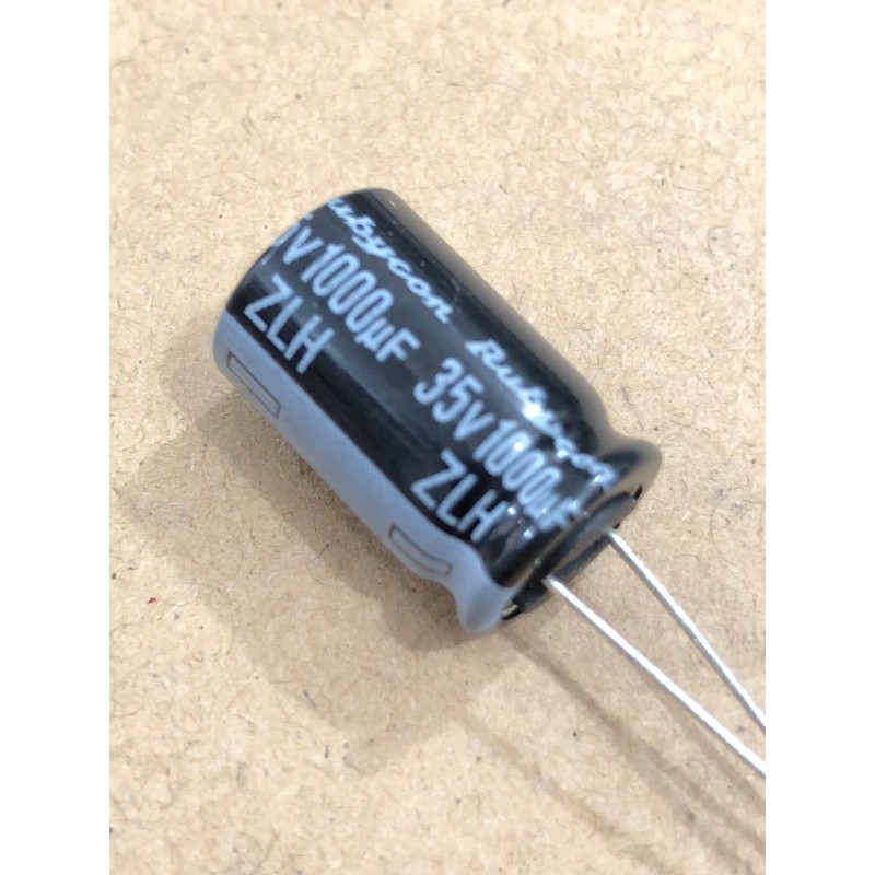 100Pcs Capacitor Elco 1000uf 35v Kapasitor Elko 1000uf 35v