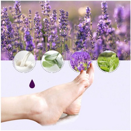 Efero Exfoliating Baby Foot Mask Masker Kaki Peeling Lavender &amp; Aloevera