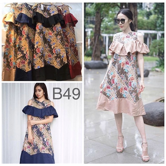 PRELOVED batik premium dress flare