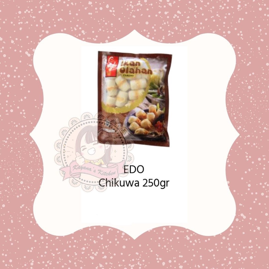 

chikuwa EDO - edo chikuwa 250gr/ olahan ikan