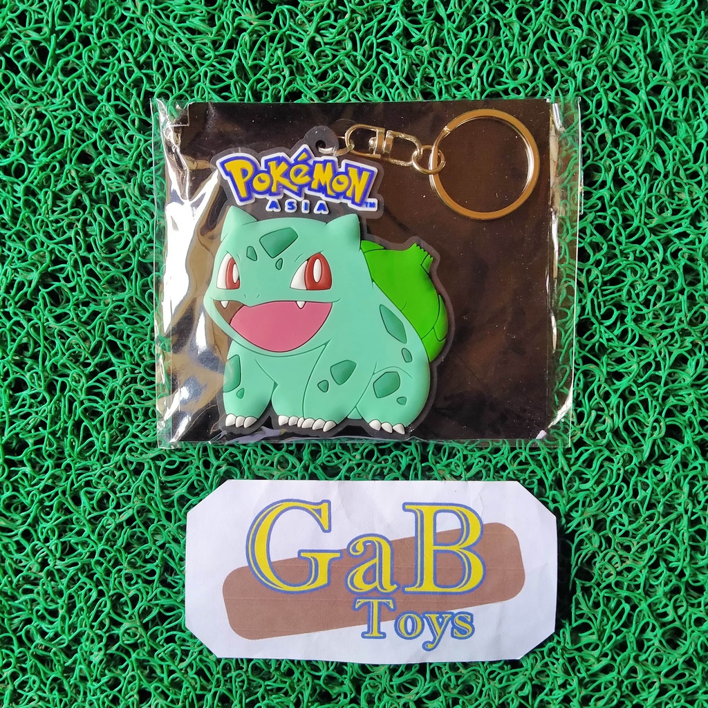 Keychain Gantungan Kunci Ganci - Bulbasaur - Original Official Merchandise Pokemon - Indomaret