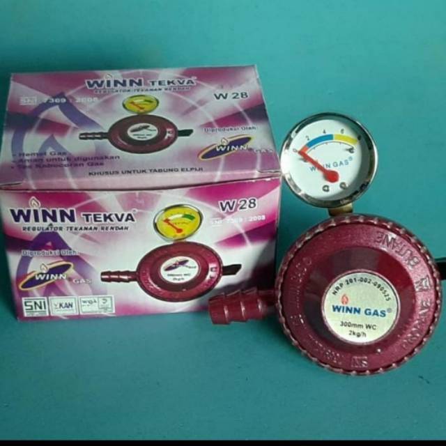 Winn Gas , W 28 M, Win gas ,  Regulator  Meter Tekanan Rendah