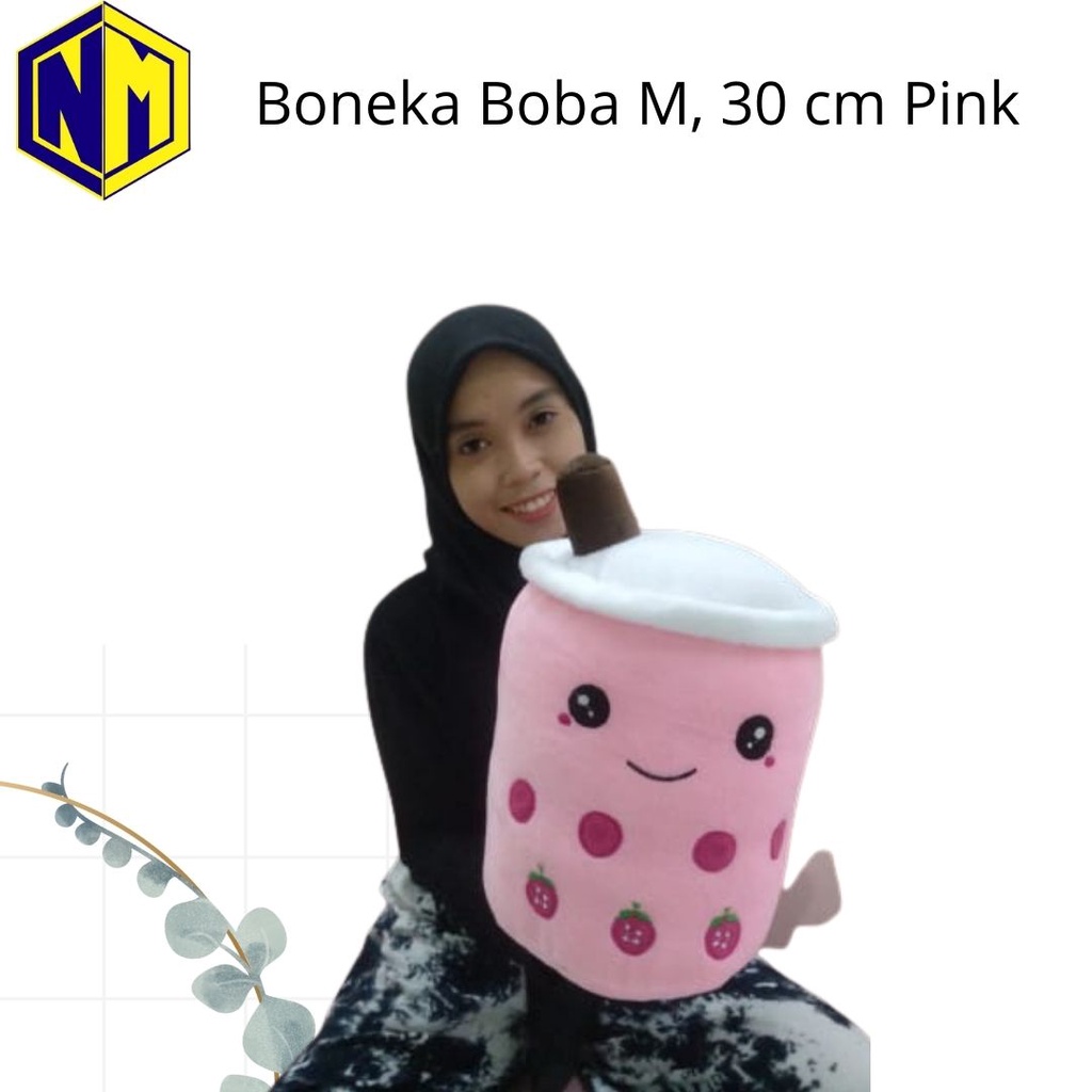 Boneka Boba L (30 cm) Bantal Boba label SNI Original Harga Murahbgt