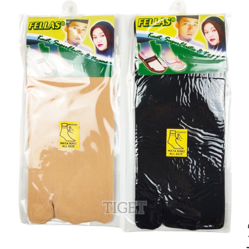 FL- Kaos Kaki Jempol Semata Mata Kaki Fellas Pria Wanita Warna Hitam Cream Murah Termurah