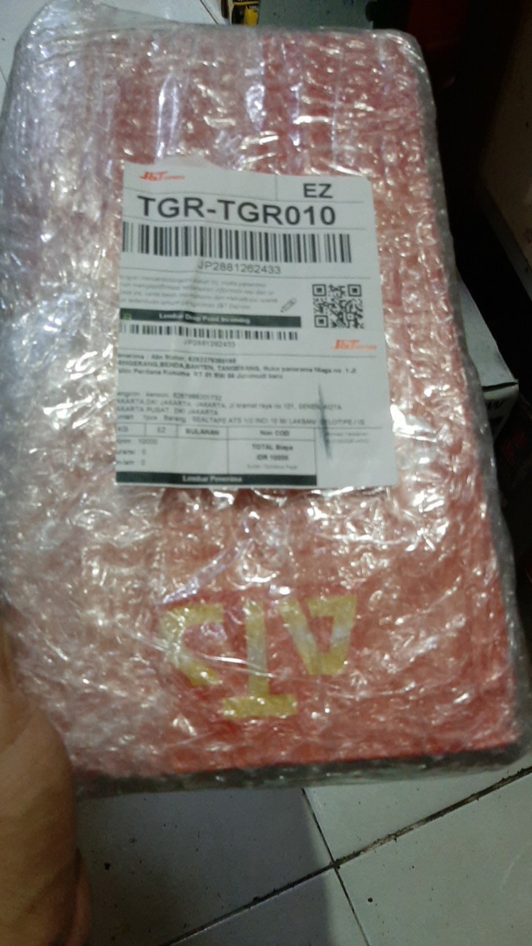 Sealtape Ats 1/2 Inci 10 M/ Lakban/  Selotipe / Isolasi Pipa / Seal Tape