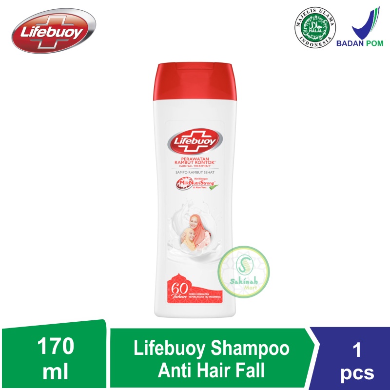 Lifebuoy Shampoo Anti Hair Fall  170 Ml - Perawatan Rambut Rontok