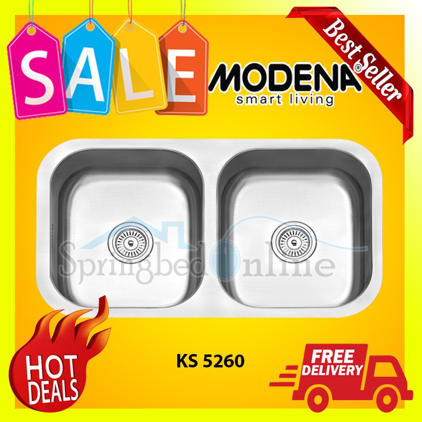 OBRAL !! Kitchen Sink Modena - KS 5260 GARANSI RESMI MODENA