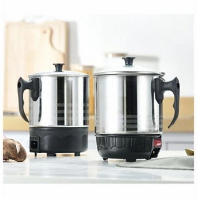 *****] mug gelas pemanas air teko ceret mini listrik heating